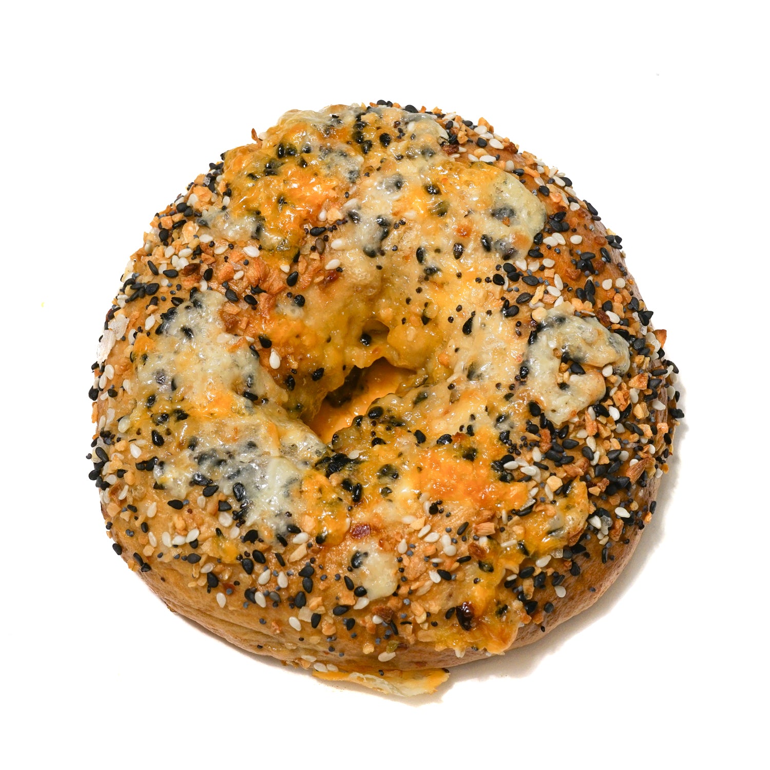 Everything &amp; Cheese Bagel